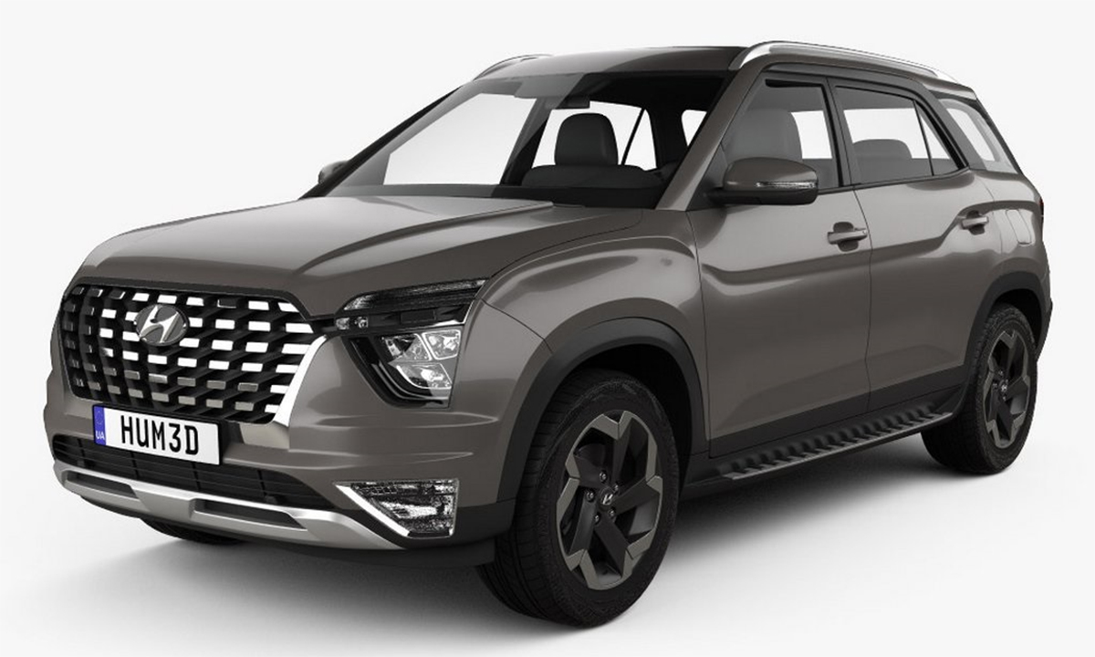 2021 Hyundai Alcazar Breaks Cover As New Three-Row SUV