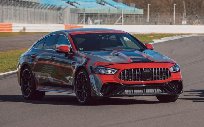 Mercedes-AMG GT73e Tries Out New Fashion Statement In New Spy Shots