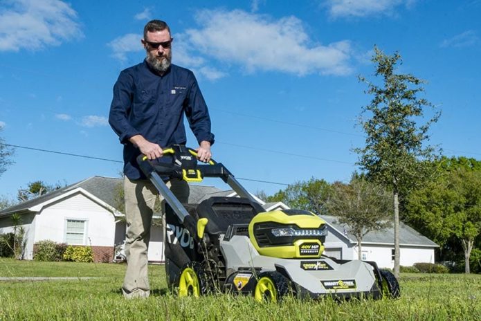 Ryobi 40V HP Brushless Crosscut Self-Propelled Lawn Mower Review RY401150