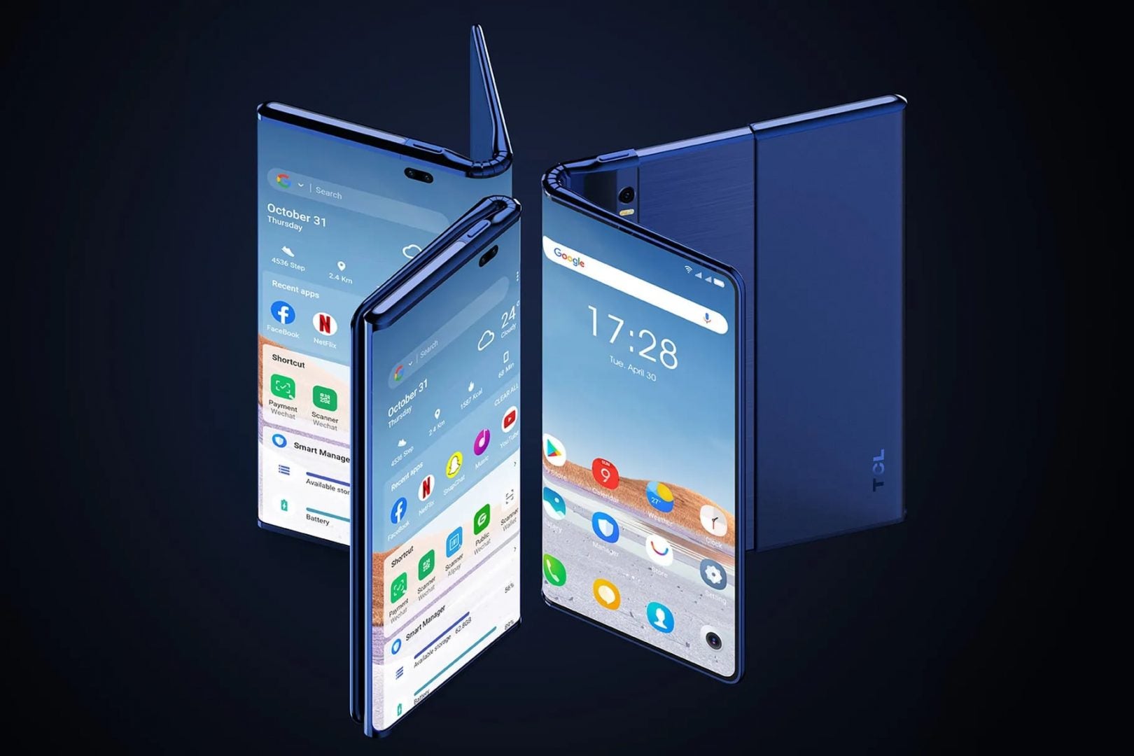 TCL shows off wacky take on foldable phones that just might work