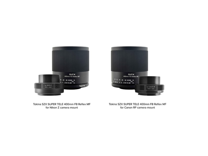 Tokina adds Canon RF, Nikon Z mount options for its $250 400mm F8 Reflex lens