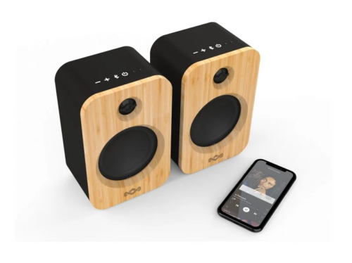 House of Marley’s Get Together Duo are eco-conscious bookshelf speakers