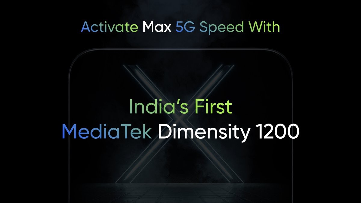Realme teases the first Dimensity 1200-powered smartphone for India