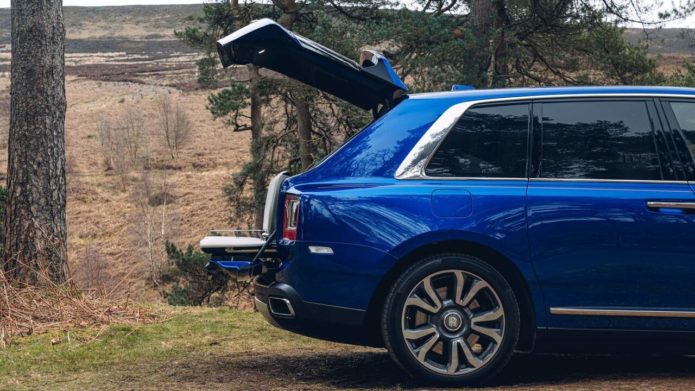 Rolls-Royce Cullinan offers a bespoke Recreation Module in the trunk