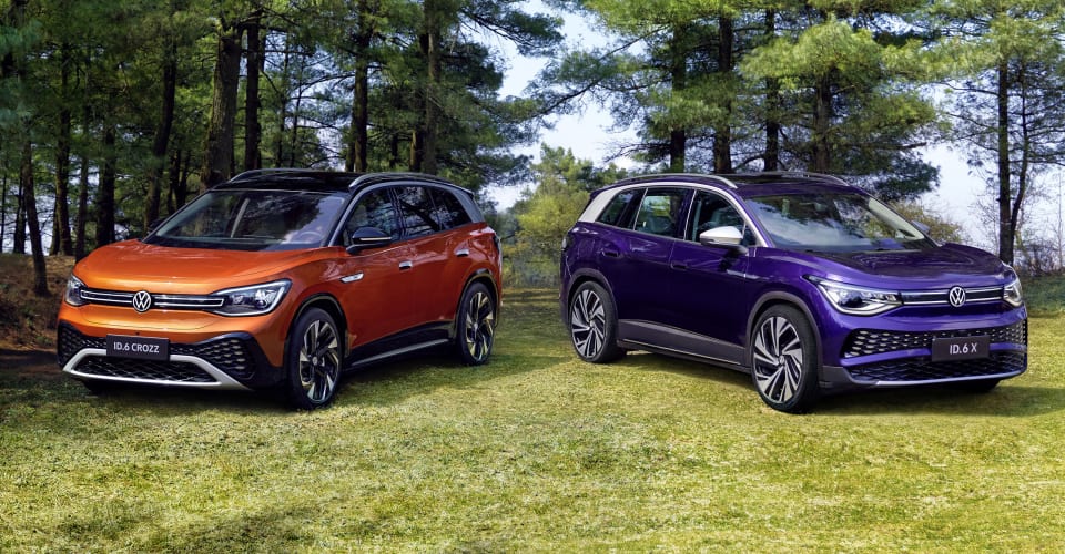 2021 Volkswagen ID.6 electric SUV revealed for China