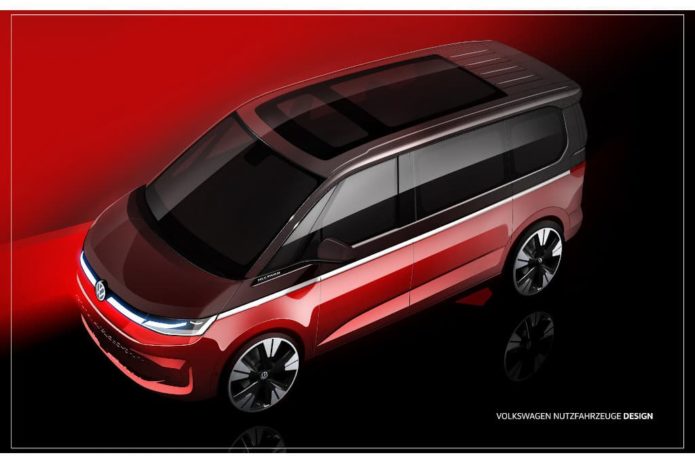 Next-gen Volkswagen T7 Multivan teased again