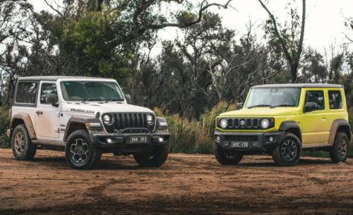 Naughty Shorties: Jeep Wrangler versus Suzuki Jimny off-road comparison