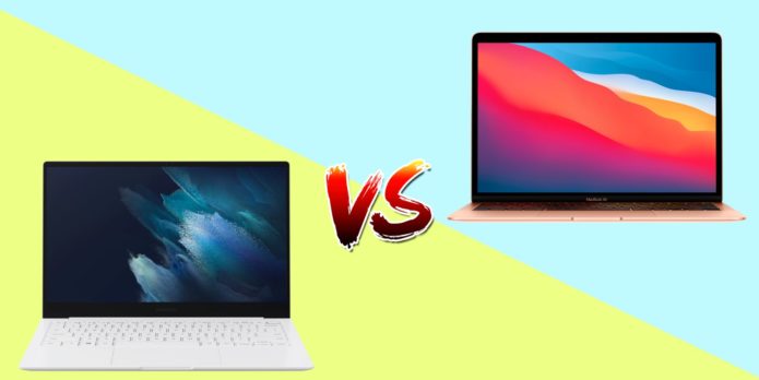 MacBook Air vs. Samsung Galaxy Book Pro: Here's what $999 buys for each