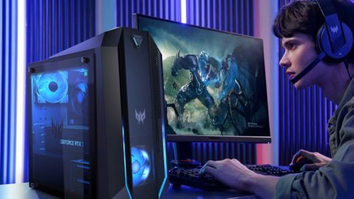 Acer Predator desktop gaming expands with RTX 30 and massive monitors