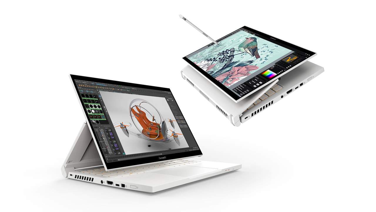 Acer ConceptD notebooks bring NVIDIA RTX to creative forms