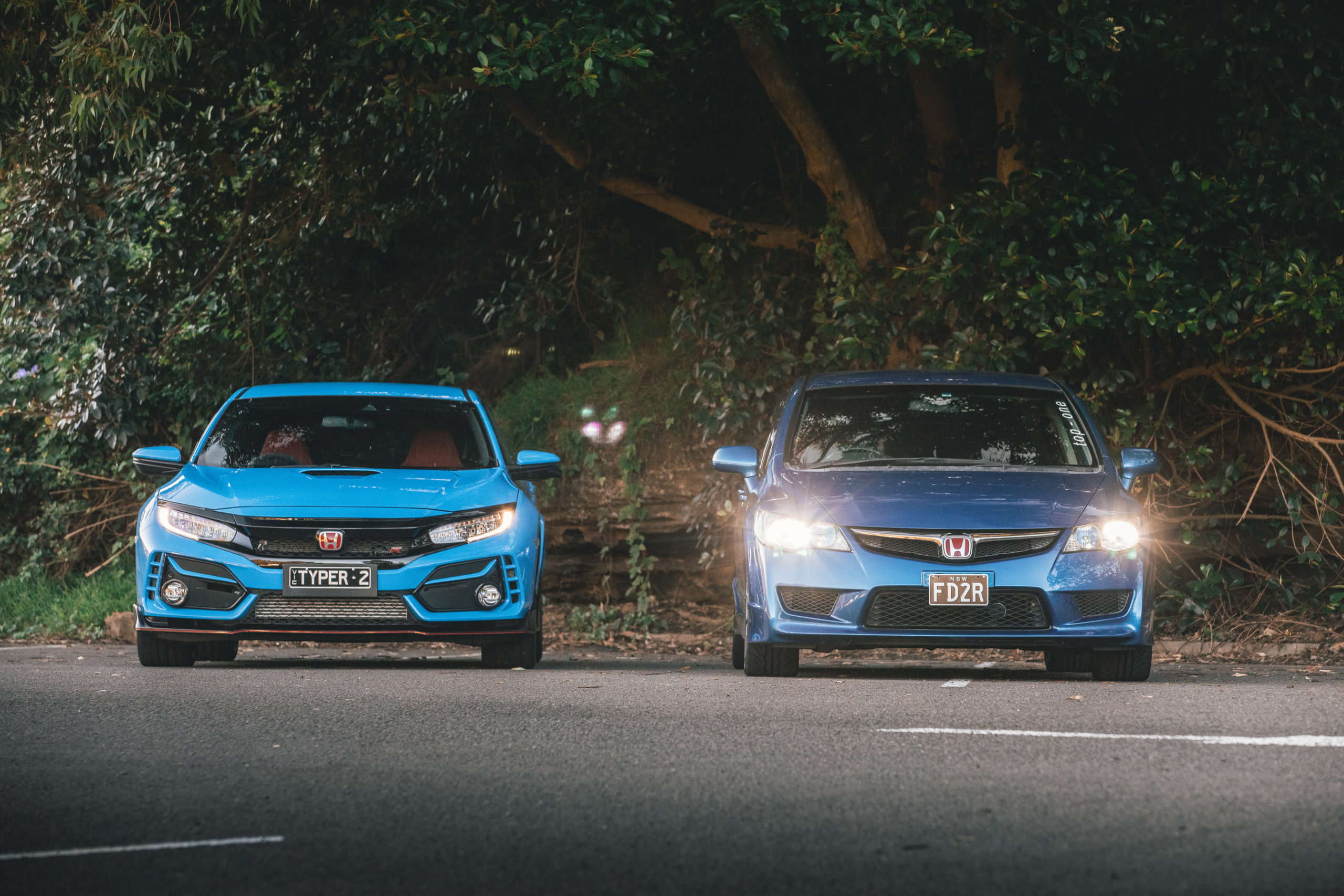 2007 Honda Civic Type R (FD2) v 2021 Honda Civic Type R (FK8) comparison