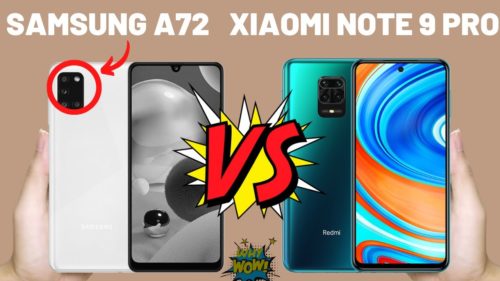 Galaxy A72 or Redmi Note 9 Pro? See comparison and know which to buy