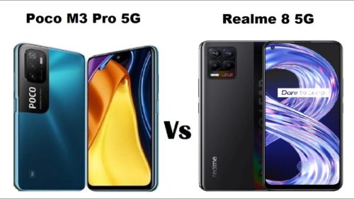 Poco M3 Pro 5G vs Realme 8 5G – Basically the same phone. Buy whatever is cheapest at the time