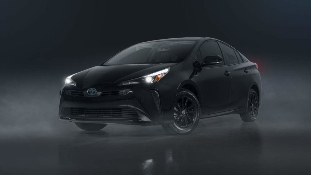 Toyota Prius Nightshade Edition turns the green vehicle black