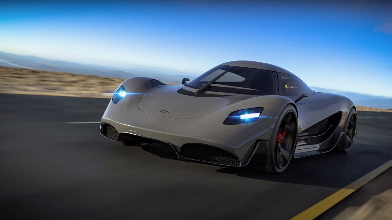 Viritech Apricale is a hydrogen-powered hypercar that stores hydrogen in its chassis
