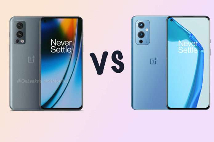 OnePlus Nord 2 vs OnePlus 9