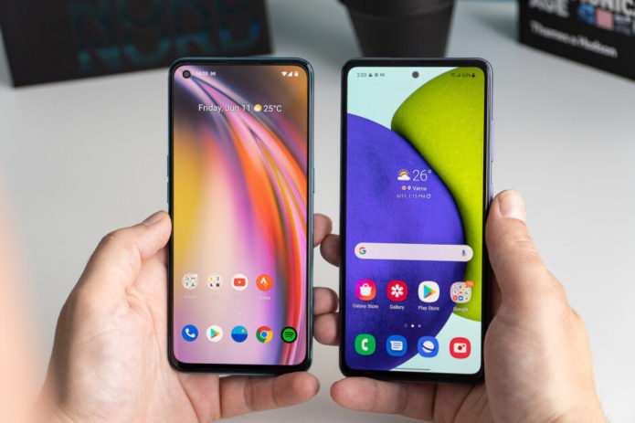 OnePlus Nord CE 5G vs. Samsung Galaxy A52 5G