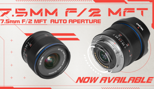 Venus Optics’ new $549 7.5mm F2 MFT lens now has electronic aperture control