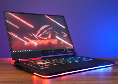 The Asus ROG STRIX G15 laptop with Radeon RX 6800M cannot reach its true gaming potential due to slower stock RAM and missing MUX switch