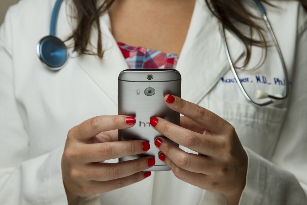 doctor and phone
