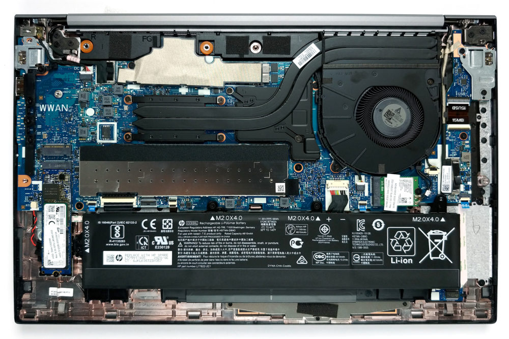 Inside HP ZBook Fury 15 G7 – disassembly and upgrade options - GearOpen.com