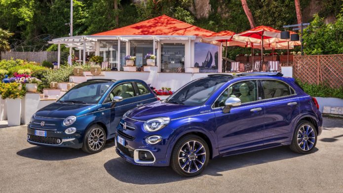 2021 Fiat 500X and 500C Yachting