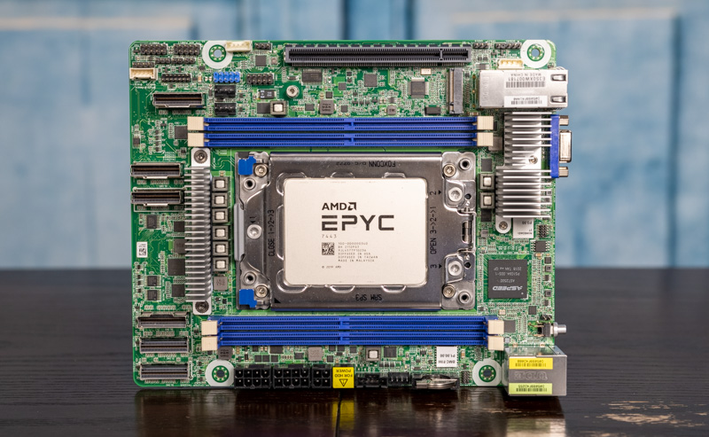 ASRock Rack ROMED4ID-2T mITX-ish AMD EPYC Motherboard Review - GearOpen.com