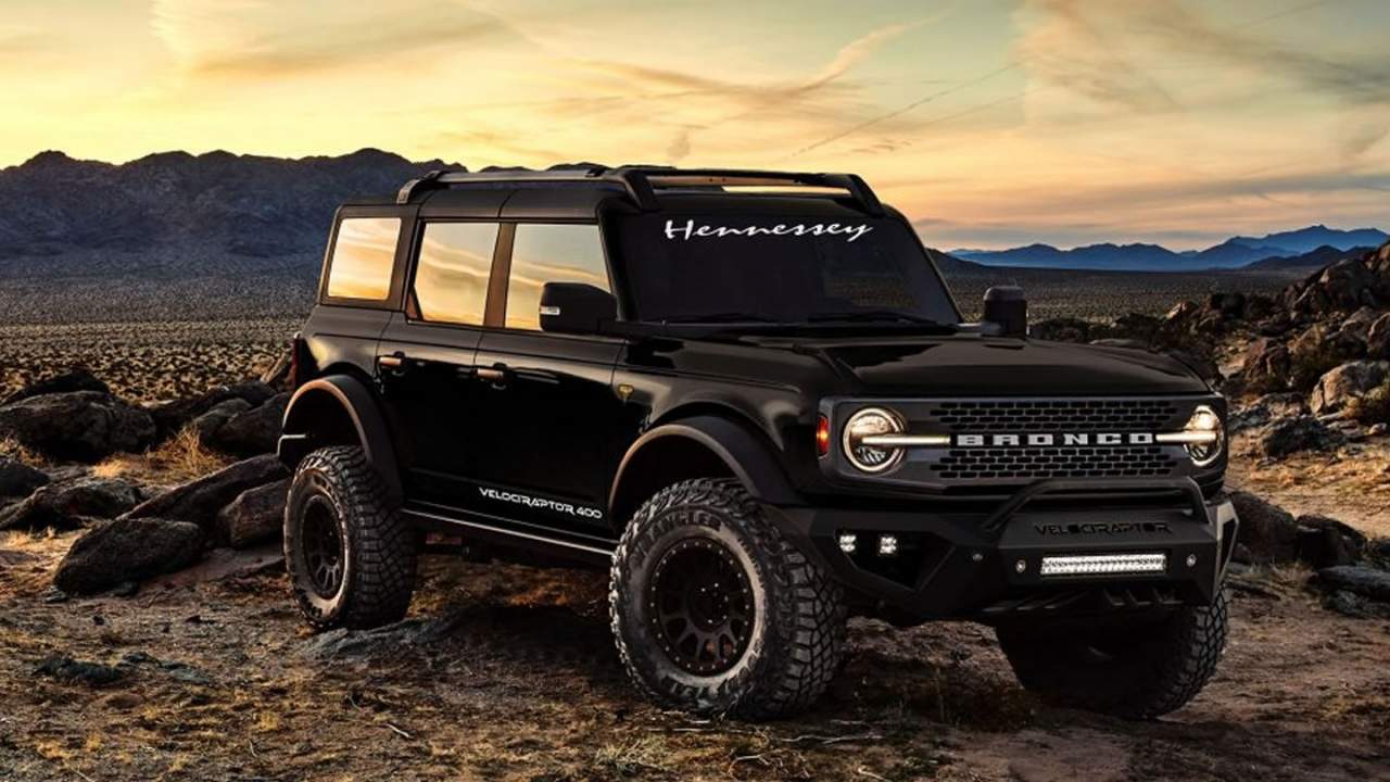 Hennessey VelociRaptor 400 Bronco has a 405HP twin-turbo V6 engine