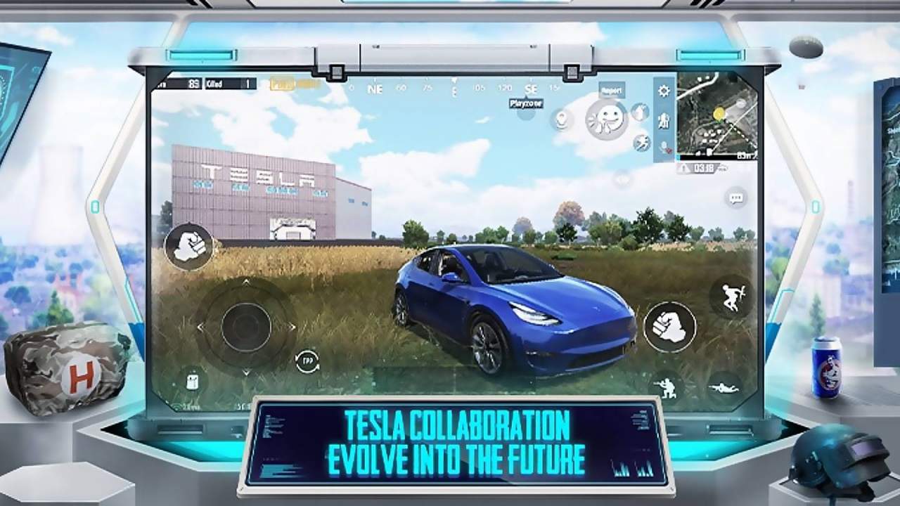 PUBG Mobile 1.5 update adds Tesla Gigafactory and Model Y