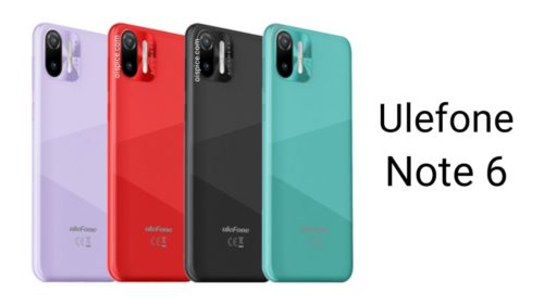 Ulefone Note 6 released with the latest Android Go Edition OS