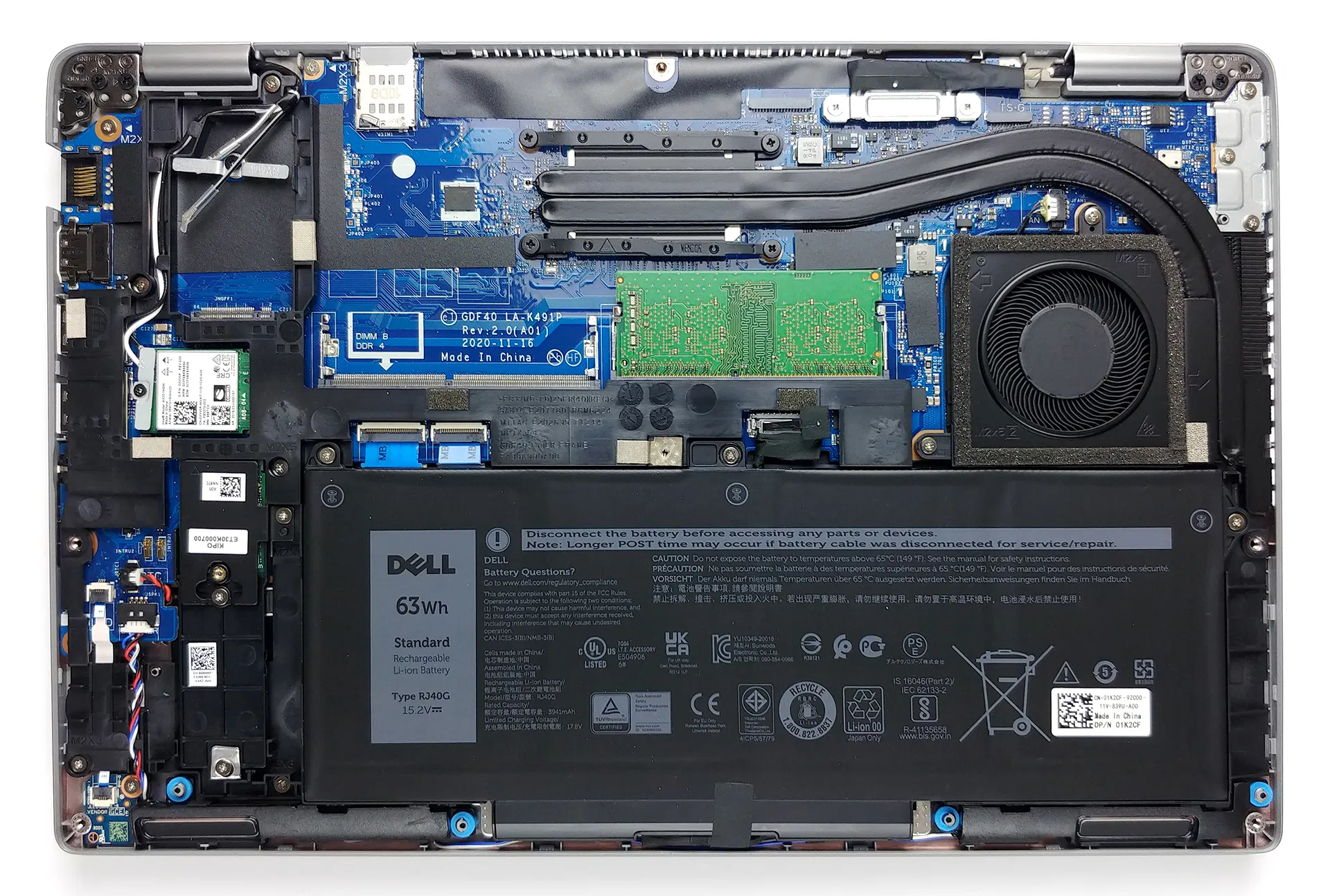 Inside Dell Latitude 14 5420