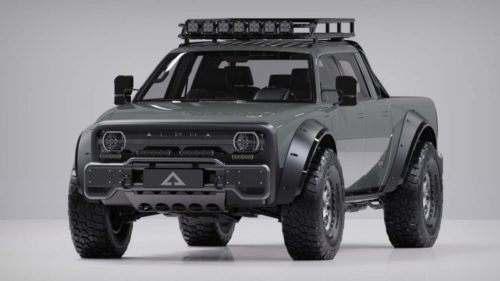 Alpha Motors Superwolf is a completely decked out electric pickup