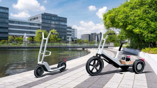 BMW reveals E-scooter and electrified cargo bicycle concepts