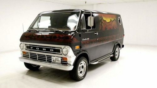 Shagtastic ’70s custom Ford Econoline hits auction