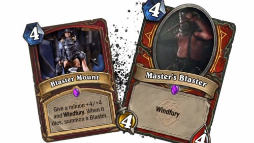 Hearthstone Mount as explained by Master Blaster from Mad Max