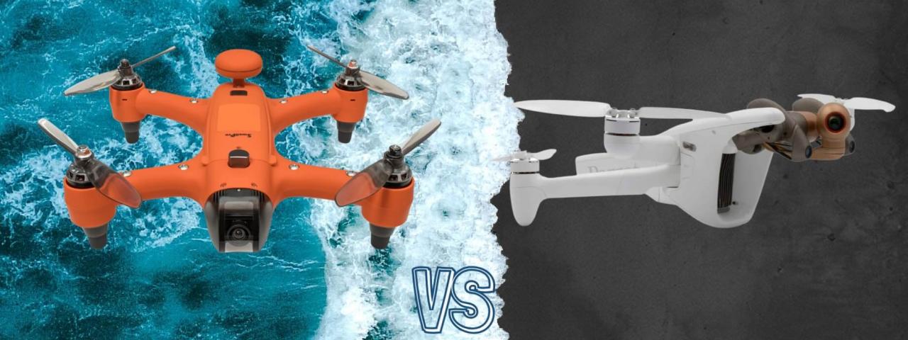 Parrot Anafi AI vs Swellpro Spry+ Camera Drone Spec Comparison
