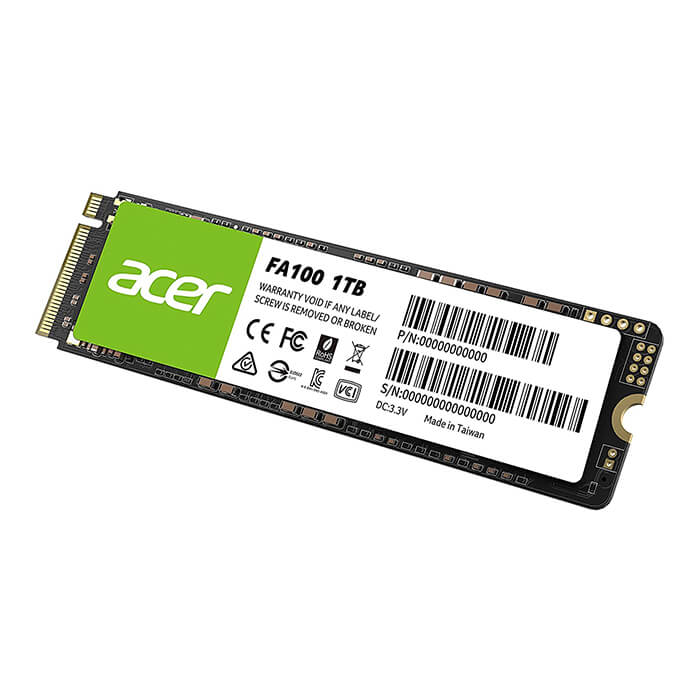ACER FA100 1TB PCIe Gen3 x4 M.2 SSD