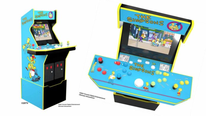Simpsons arcade machine