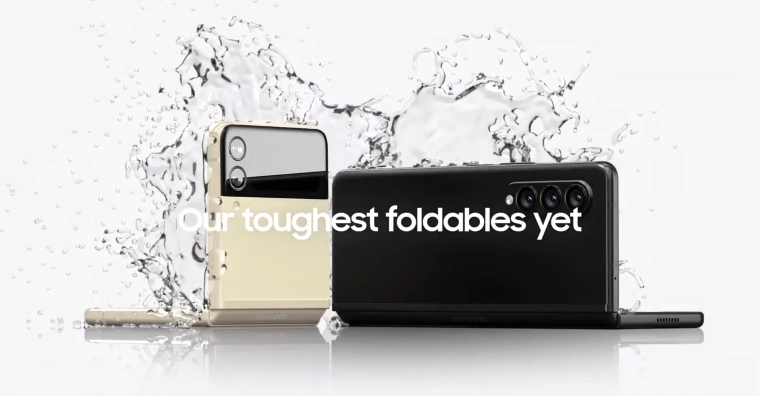 Samsung Galaxy Z Fold 3 and Z Flip 3 pop up in video before Unpacked event