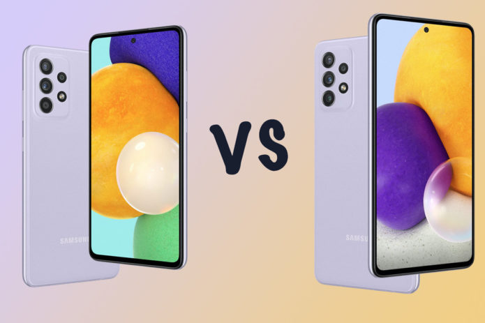 Samsung Galaxy A52s vs A52 5G vs A72