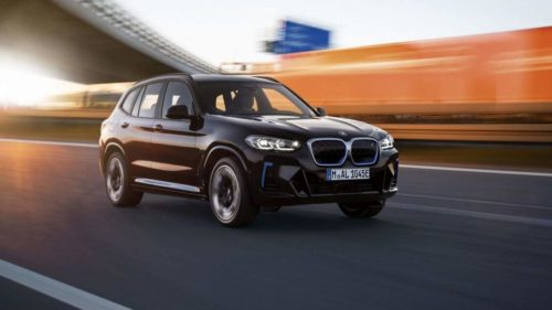 2022 BMW iX3 debuts in China with mild styling updates