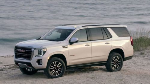 GMC makes the big 6.2-liter V-8 optional in the 2022 Yukon AT4