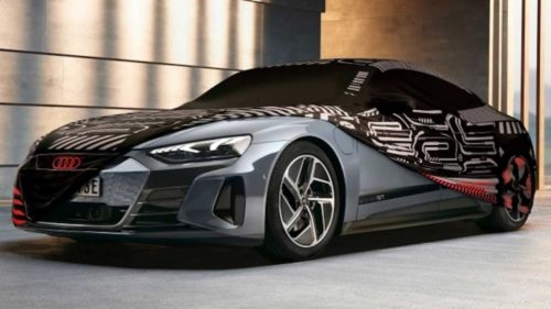 Audi e-tron GT car cover protects your EV without skimping on style