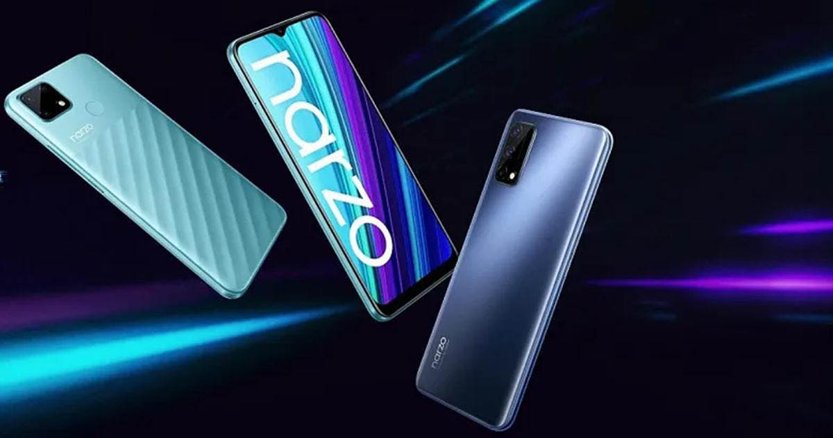 [Exclusive] Realme Narzo 50A press render shows off dual-tone design, triple rear cameras, and more