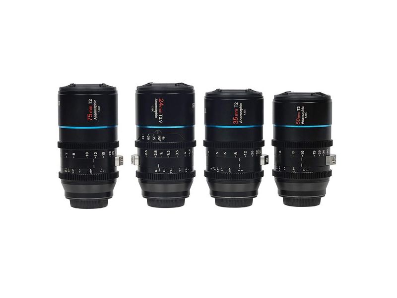 Sirui 1.33x anamorphic lenses