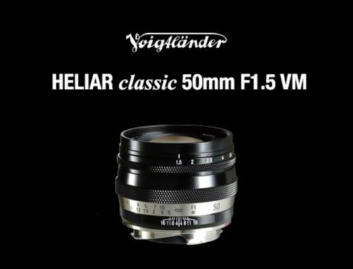 Cosina announces $825 Voigtlander Classic 50mm F1.5 lens, will be available in September