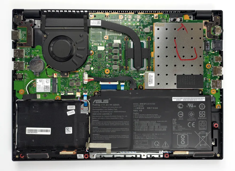 Inside ASUS ExpertBook P2 P2451