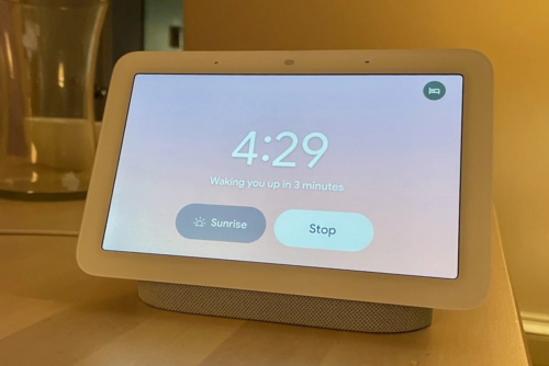 Here’s the nicest way to wake up, courtesy of your Google smart display