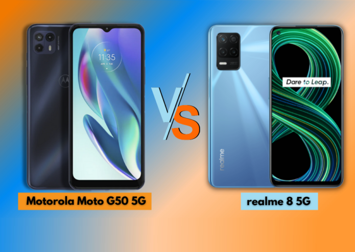 Motorola Moto G50 5G vs realme 8 5G