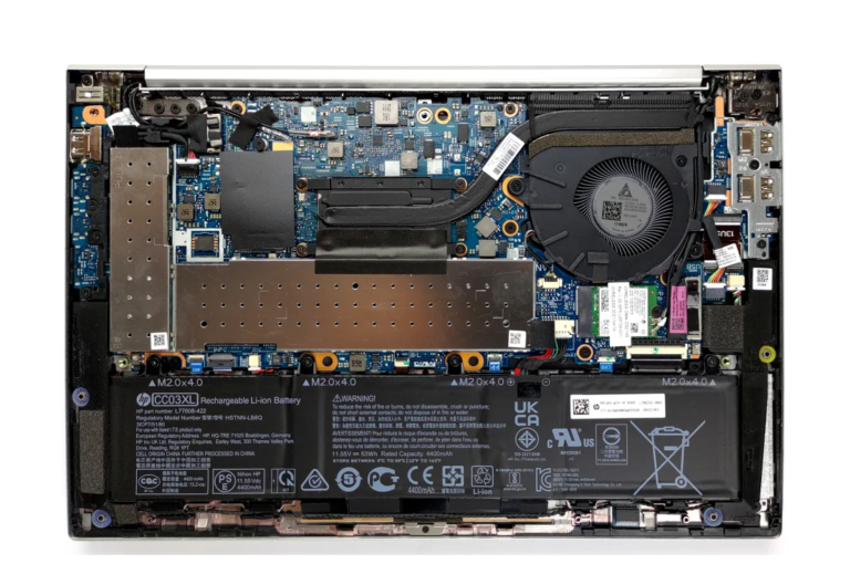 Inside HP EliteBook 830 G8 disassembly and upgrade options